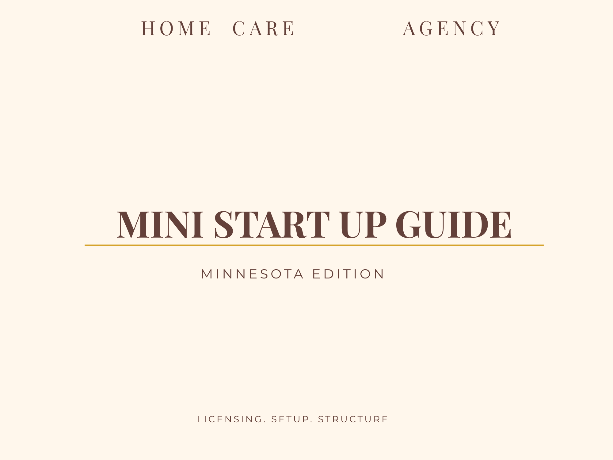 Home Care Startup Blueprint – MINNESOTA